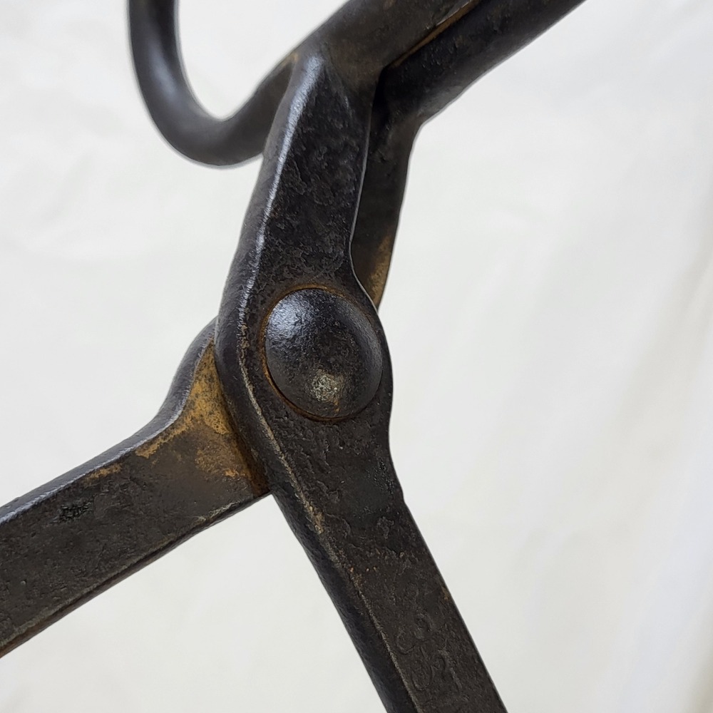 Antique Staatsburg NY Ice Block Tongs 17in Iron Ice Harvesting Tool Primitive - Picture 14 of 14